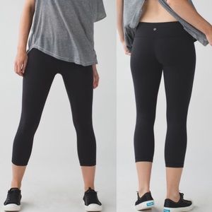 Lululemon Wunder Under Crop Luon size 10